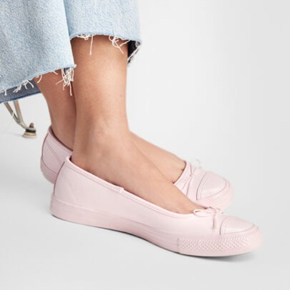 Converse Chuck Taylor All Star Dainty Ballerina Womens 10 Pink Flats A14851C - Picture 2 of 6